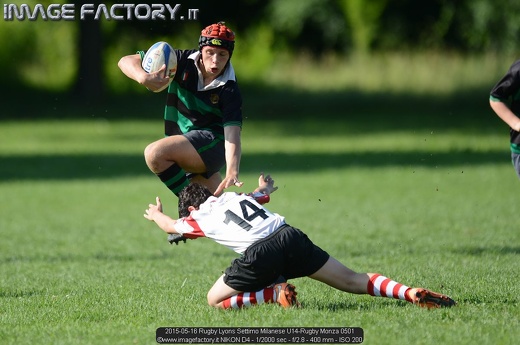 2015-05-16 Rugby Lyons Settimo Milanese U14-Rugby Monza 0501